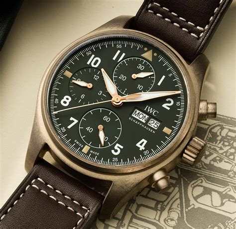 iwc big pilot bronze - IWC pilots chronograph.